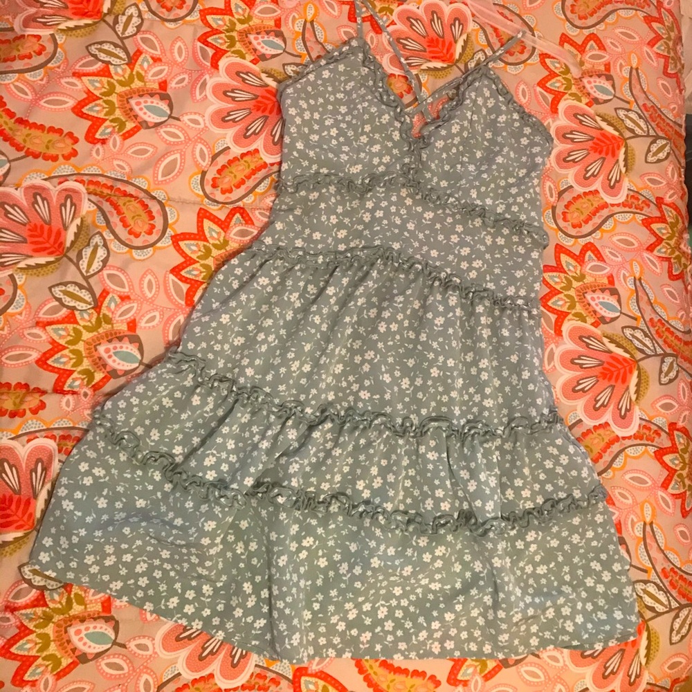 Floral ruffled dress